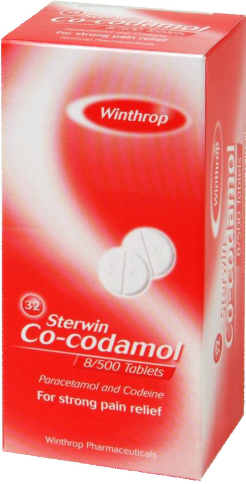 Co-Codamol tablets 8mg/500mg  32