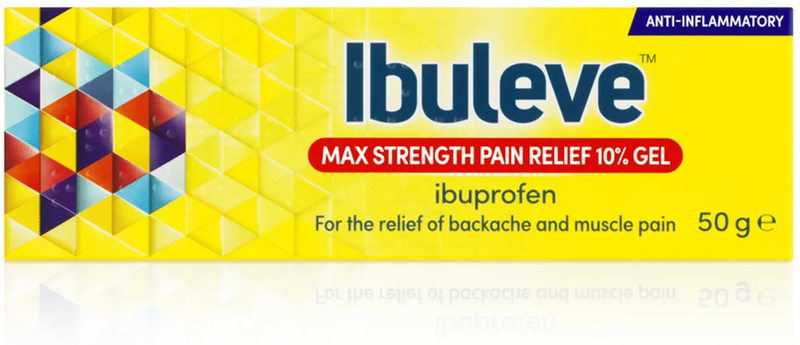 IBULEVE max strength pain relief gel 10% 50g