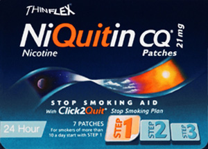 NIQUITIN patches original 21mg  7