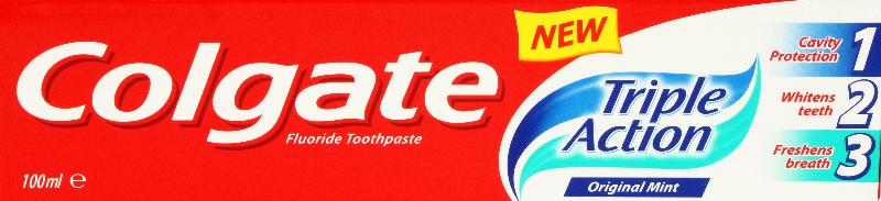 COLGATE toothpaste triple action 100ml