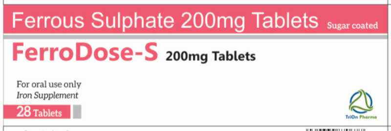 FERRODOSE-S tablets 200mg 28