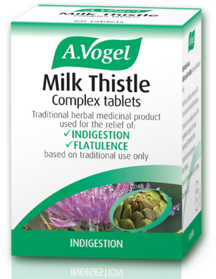 A.VOGEL digestion & bladder health tablets milk thistle tincture  60