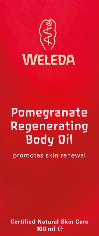 WELEDA body care body oil pomegranate 100ml