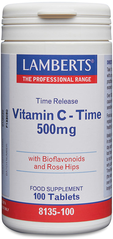 LAMBERTS vitamins tablets vitamin C & bioflavonoids t/r 500mg  100
