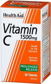 HEALTHAID vitamins tablets prolonged release vitamin C 1500mg  30