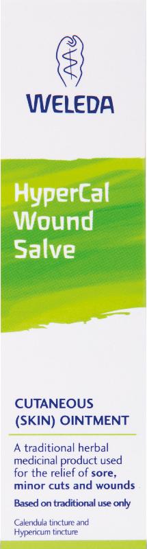 WELEDA health care anthroposophic medicines ointments hypercal wound salve 25g