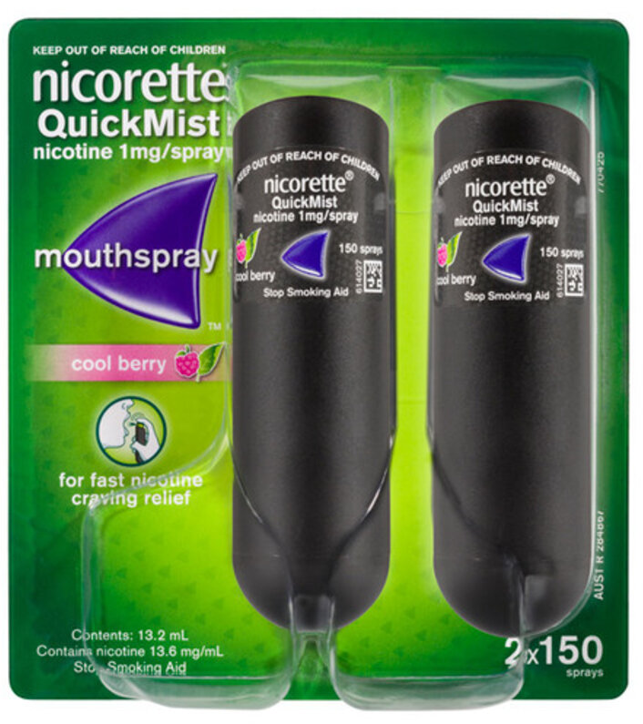 NICORETTE mouthspray quickmist berry 1mg 13.2ml 2