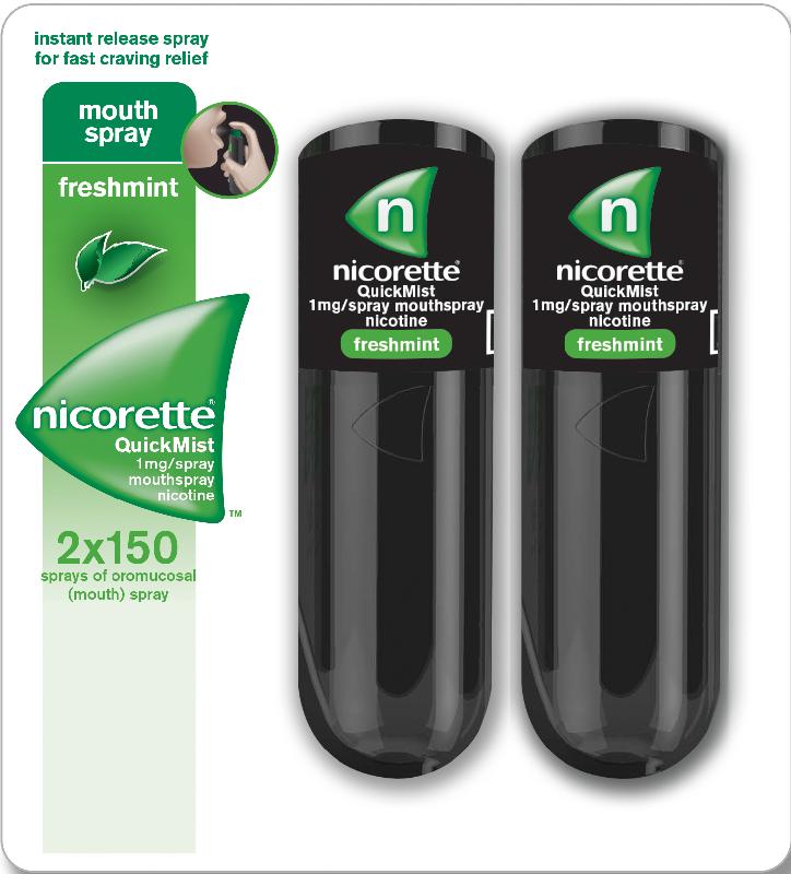 NICORETTE mouthspray quickmist fresh mint 1mg 13.2ml 2