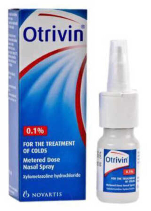 OTRIVINE nasal spray metered dose 0.1% 10ml
