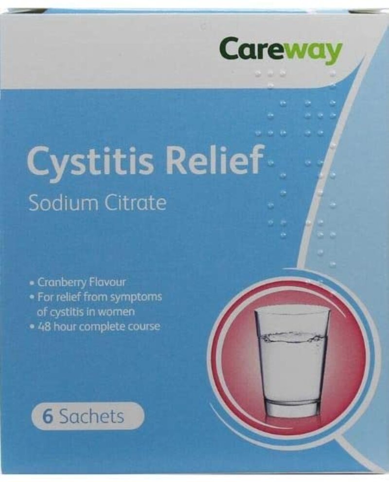 CAREWAY OTC medicine sachets cystitis relief 4g  6