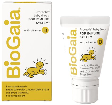 BIOGAIA protectis vitamin D oral drops 10ug 10ml