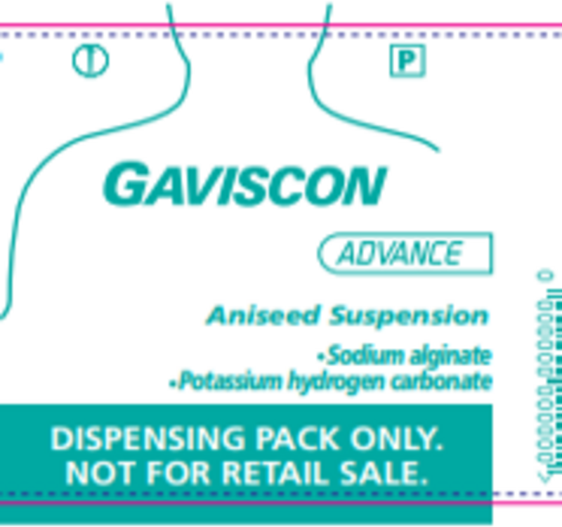 GAVISCON ADVANCE liquid aniseed 200mg/1000mg 500ml