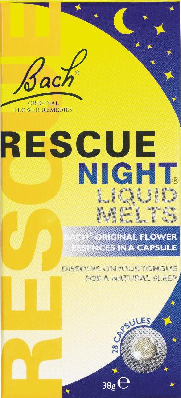 RESCUE REMEDY liquid melts night capsules  28