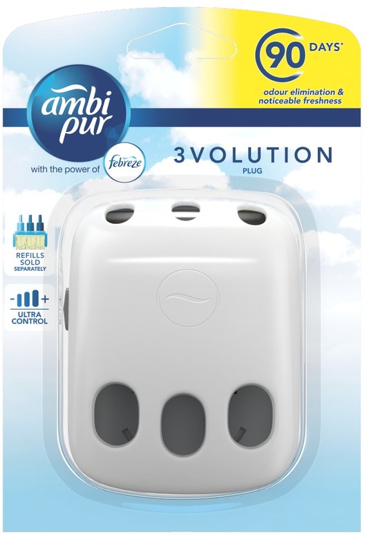AMBI-PUR 3volution Warmer Plug – Continuous Freshness for Your Home