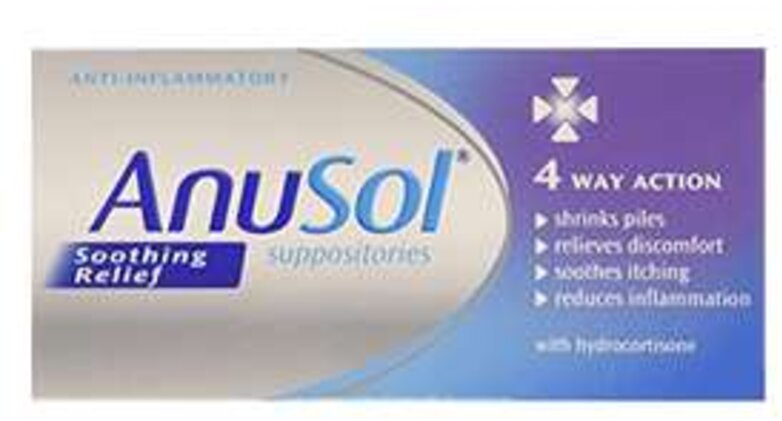 ANUSOL soothing relief suppositories  12