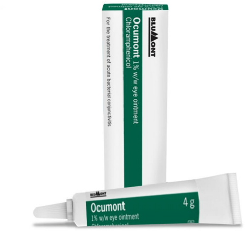 Chloramphenicol eye ointment (P) 1% w/w 4g