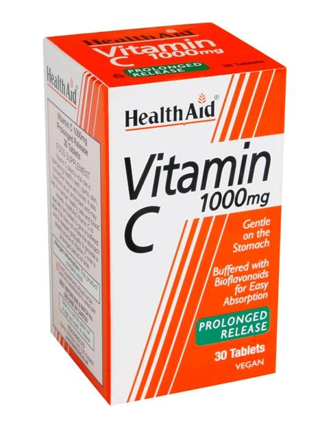 HEALTHAID vitamins tablets prolonged release vitamin C 1000mg  30