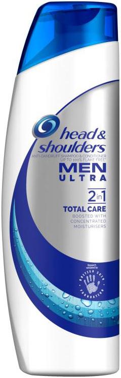 HEAD & SHOULDERS men ultra shampoo & conditioner anti-dandruff total care 225ml