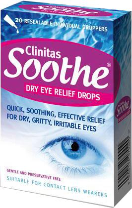 CLINITAS SOOTHE unit dose eye drops p/f 0.4% 0.5ml 20