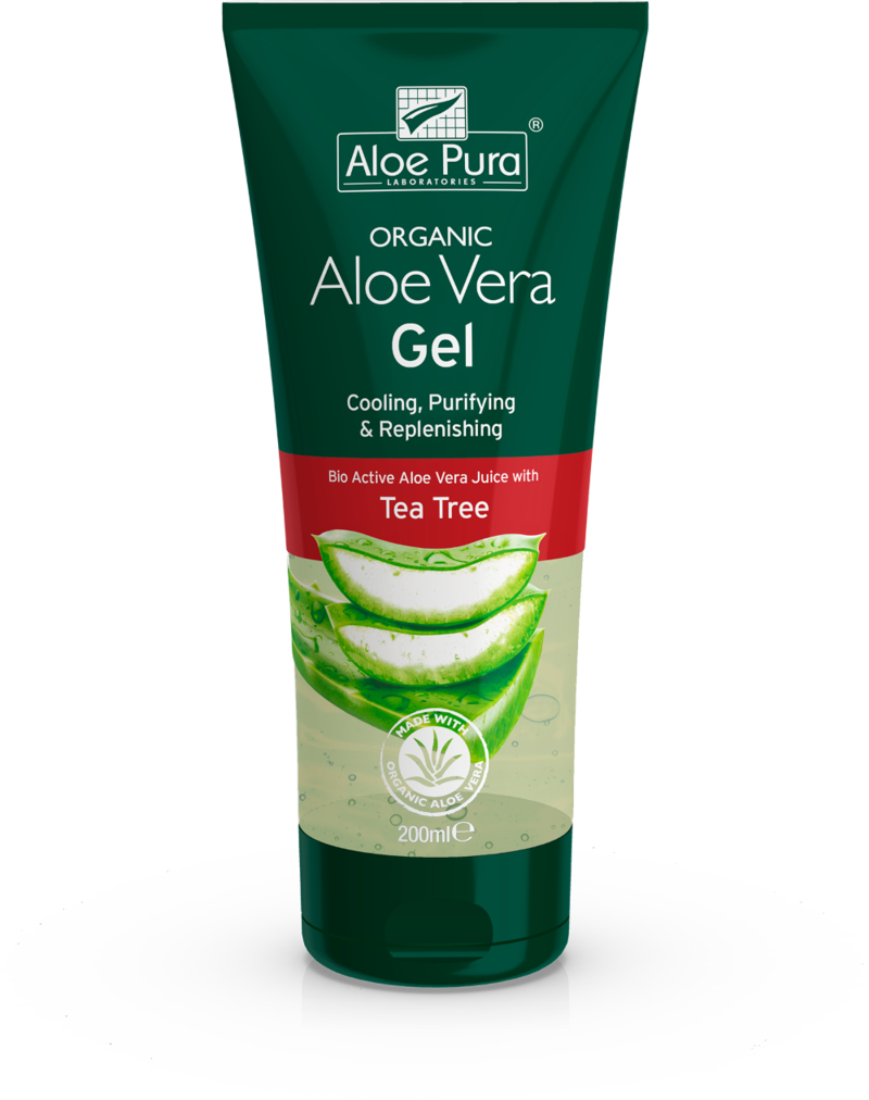 ALOE PURA aloe vera gel & tea tree 200ml