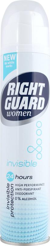 RIGHT GUARD for women antiperspirant aerosol total defense 5 invisible power 250ml