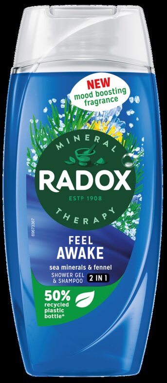 RADOX hair & body wash feel awake sea minerals & fennel 225ml