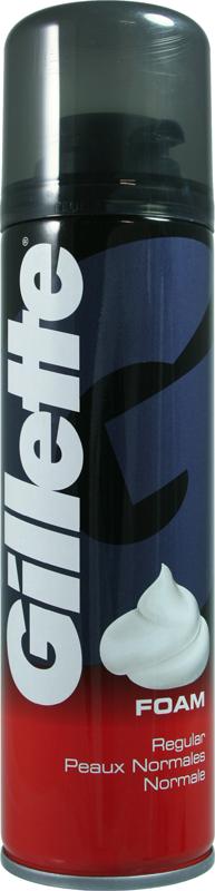 GILLETTE pre-shave classic regular shave foam 200ml