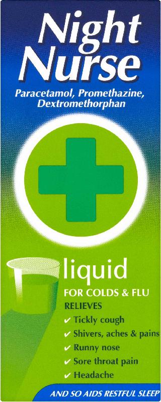 NIGHT NURSE liquid 3.6mg/20ml/15mg/20ml/1000mg/20ml/20mg/20ml 160ml