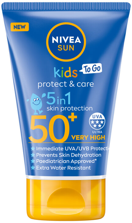 NIVEA SUN childrens lotion skin protect lotion spf50+ 50ml