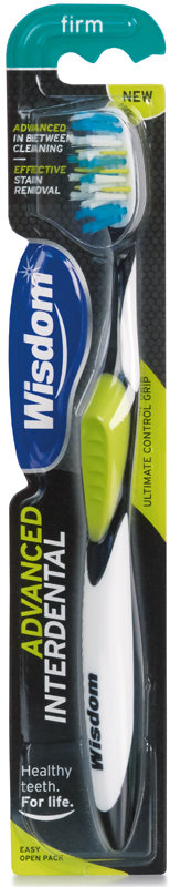 WISDOM toothbrushes advanced interdental firm