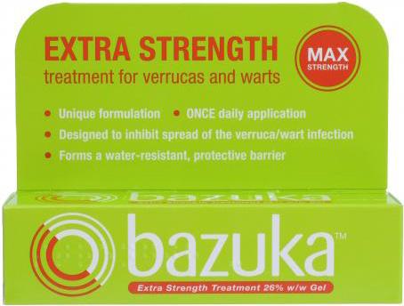 BAZUKA extra strength treatment gel 26% w/w 6g