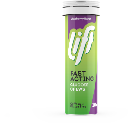 LIFT GLUCOSE tablets blueberry burst  10