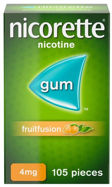 NICORETTE Chewing Gum Fruitfusion 4mg  105