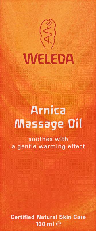 WELEDA body care massage oil arnica 100ml