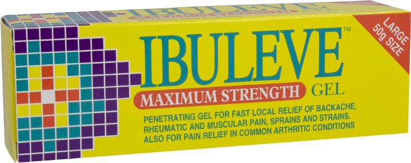 IBULEVE maximum strength gel 10% 50g