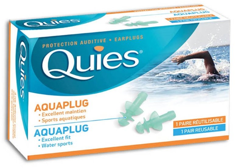 QUIES earplugs aquaplug swimming ear protection  2