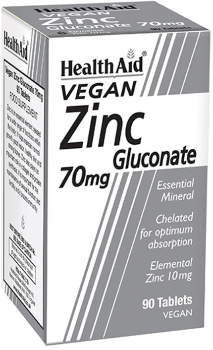 HEALTHAID multivitamin & mineral tablets zinc gluconate 70mg  90