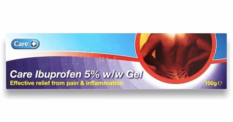 CARE OTC medicines ibuprofen gel 5% 100g