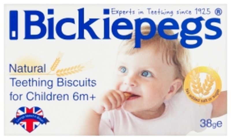BICKIEPEGS natural teething biscuits for children 38g 9