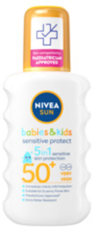 NIVEA SUN childrens spray pure & sensitive SPF50+ 200ml