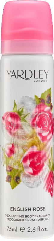 YARDLEY fragrance body spray english roses 75ml