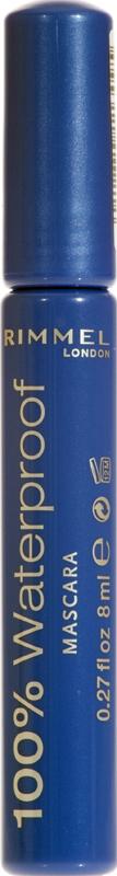 Rimmel 100% Waterproof 001 Black Black