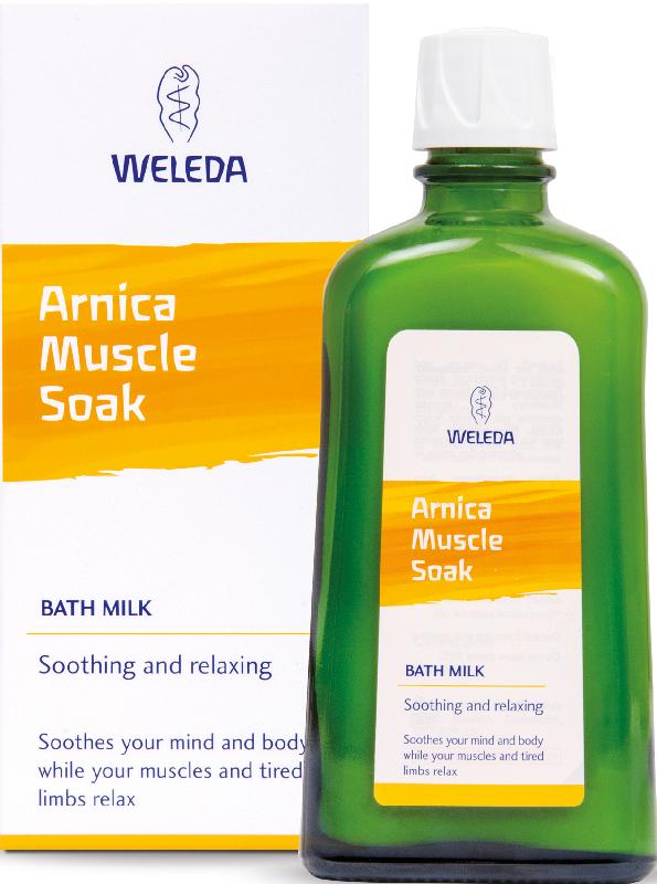 WELEDA health care anthroposophic medicines arnica muscle soak 200ml