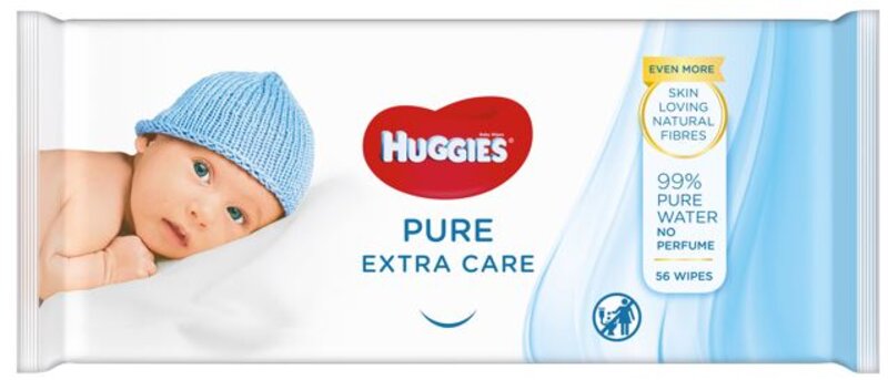 HUGGIES baby wipes pure extra care  56