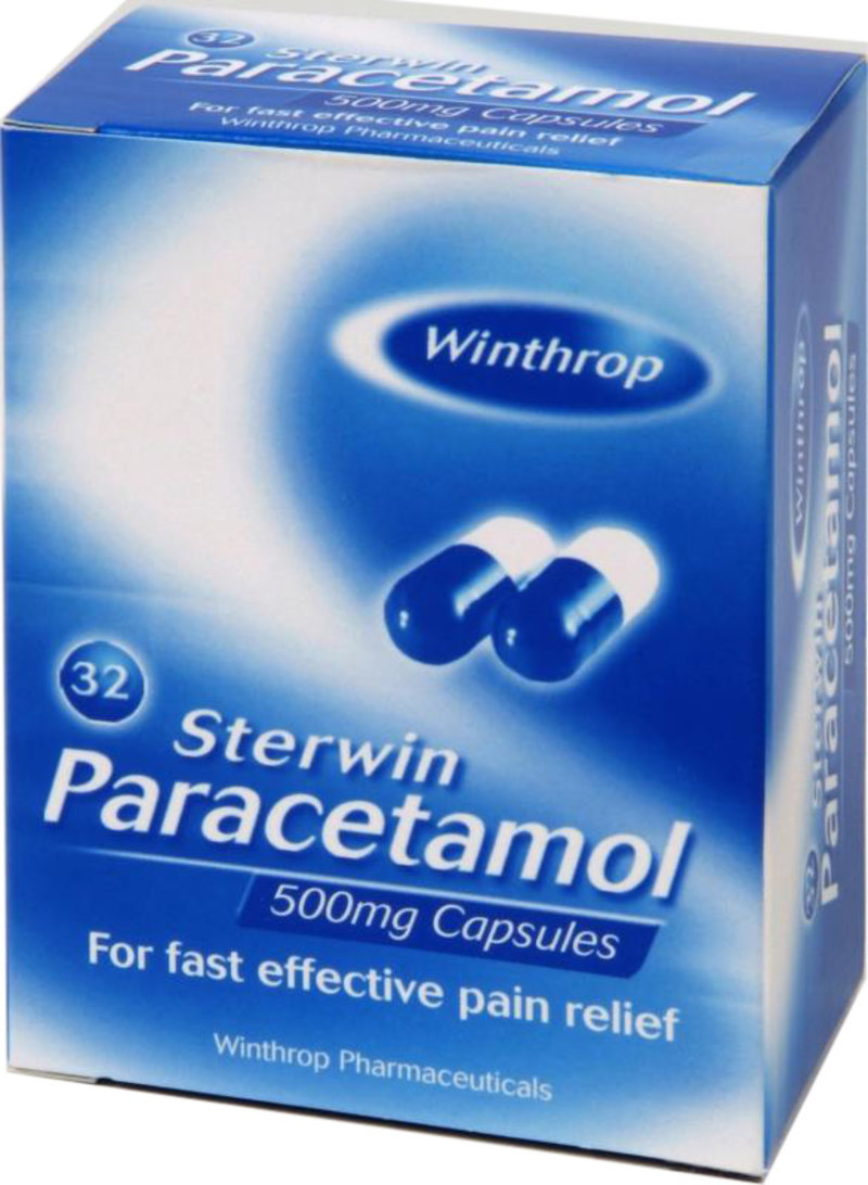 Paracetamol capsules 500mg  32