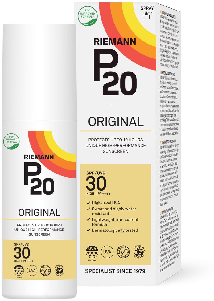 RIEMANN P20 sun protection pump spray spf30 100ml