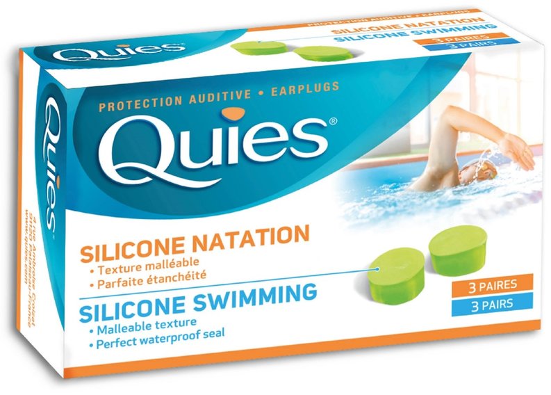 QUIES earplugs soft silicone for swimming adult  6