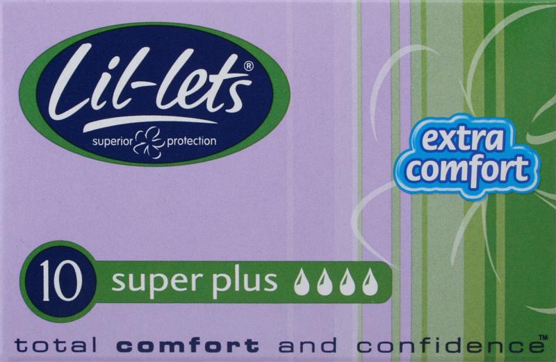 LIL-LETS non-applicator tampons super plus  10