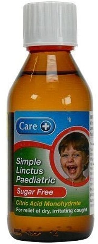 CARE OTC medicines cough & cold simple linctus paediatric s/f 200ml
