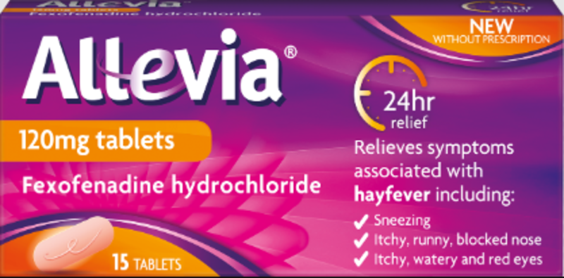 ALLEVIA tablets 120mg  15